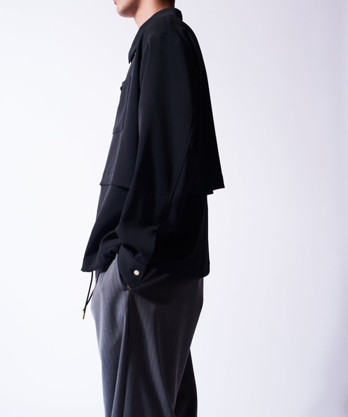 CULLNI トップス　ブラウス　サイズ1 CULLNI / クル二】exclusive ポケット付きZIPシャツ（シャツ