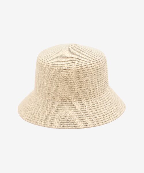 le.coeur blanc（ルクールブラン）の「《WEB限定アイテム》ペーパーバケットハット（ハット・レディース・アイボリー/ベージュ/ブラック・FREE）」の14枚目の写真