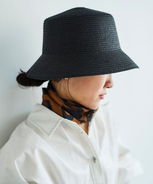 le.coeur blanc（ルクールブラン）の「《WEB限定アイテム》ペーパーバケットハット（ハット・レディース・アイボリー/ベージュ/ブラック・FREE）」の18枚目の写真