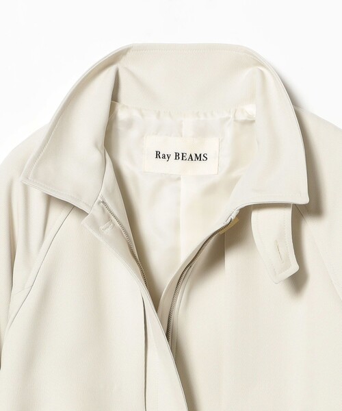 Ray BEAMS（レイビームス）の「ガンパッチ スタンド コート（その他アウター・レディース・オフホワイト/ブラック・ONE SIZE）」の20枚目の写真