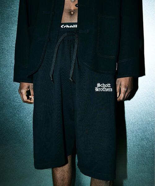 schott(ショット)の「Schott/ショット/B.S. SHORTS/ブラックシープ ルーズショーツ(その他パンツ・メンズ・チャコールグレー/ホワイト・XL/L/M)」の7枚目の写真