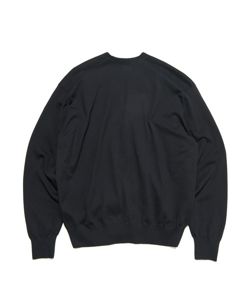 SOPHNET.（ソフネット）の「SPN WAPPEN KNIT CARDIGAN（カーディガン/ボレロ・メンズ・ブラック/ライトブルー/グレー/カーキ・MEDIUM/LARGE/X-LARGE/SMALL）」の9枚目の写真