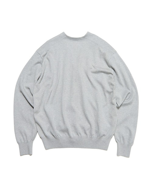 SOPHNET.（ソフネット）の「SPN WAPPEN KNIT CARDIGAN（カーディガン/ボレロ・メンズ・ブラック/ライトブルー/グレー/カーキ・MEDIUM/LARGE/X-LARGE/SMALL）」の10枚目の写真