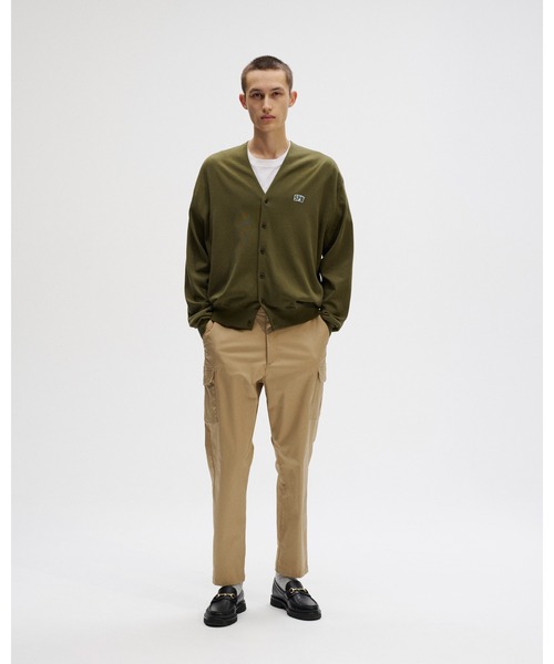 SOPHNET.（ソフネット）の「SPN WAPPEN KNIT CARDIGAN（カーディガン/ボレロ・メンズ・ブラック/ライトブルー/グレー/カーキ・MEDIUM/LARGE/X-LARGE/SMALL）」の6枚目の写真