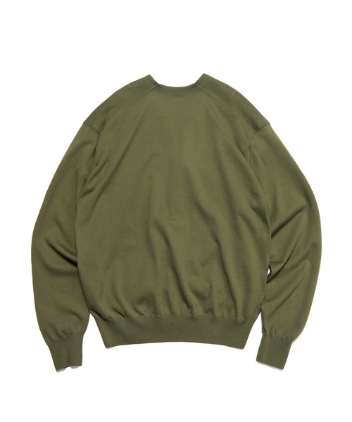 SOPHNET.(ソフネット)の「SPN WAPPEN KNIT CARDIGAN(カーディガン/ボレロ・メンズ・ブラック/ライトブルー/グレー/カーキ・MEDIUM/LARGE/X-LARGE/SMALL)」の12枚目の写真