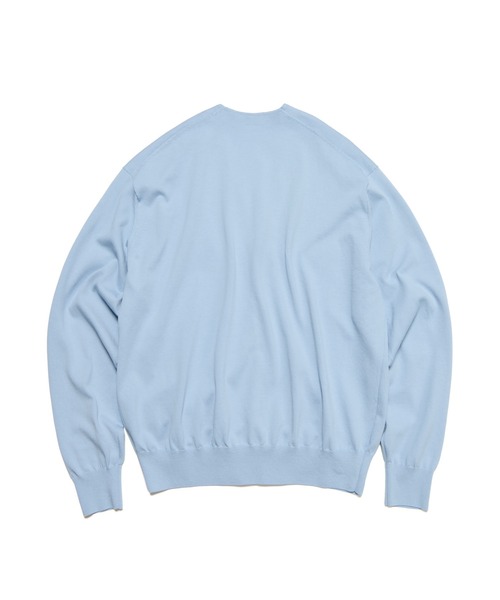 SOPHNET.（ソフネット）の「SPN WAPPEN KNIT CARDIGAN（カーディガン/ボレロ・メンズ・ブラック/ライトブルー/グレー/カーキ・MEDIUM/LARGE/X-LARGE/SMALL）」の7枚目の写真