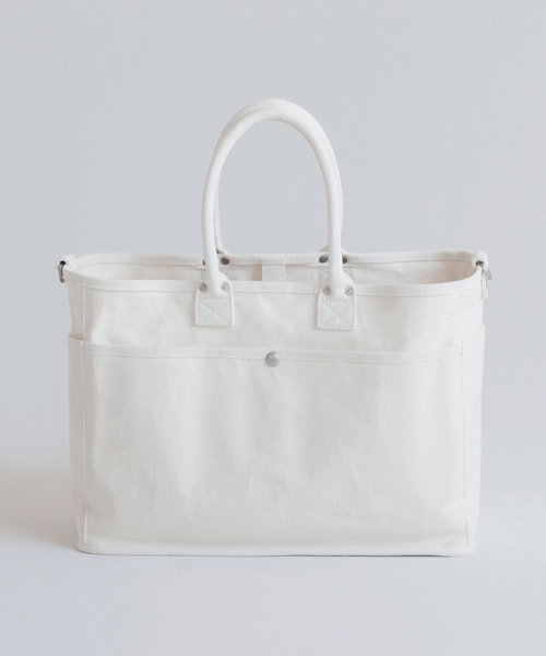 VegieBAG(ベジバッグ)の「【VegieBAG/ベジバッグ】LARGE / キャンバストートバッグ / 大容量(A4収納可能)【WEB限定】(トートバッグ・レディース・ブラック/アイボリー・フリー)」の10枚目の写真