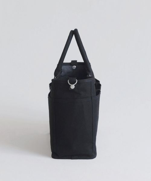 VegieBAG(ベジバッグ)の「【VegieBAG/ベジバッグ】LARGE / キャンバストートバッグ / 大容量(A4収納可能)【WEB限定】(トートバッグ・レディース・ブラック/アイボリー・フリー)」の12枚目の写真