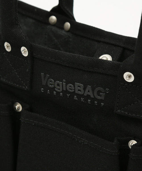 VegieBAG(ベジバッグ)の「【VegieBAG/ベジバッグ】LARGE / キャンバストートバッグ / 大容量(A4収納可能)【WEB限定】(トートバッグ・レディース・ブラック/アイボリー・フリー)」の16枚目の写真
