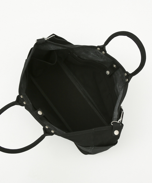 VegieBAG(ベジバッグ)の「【VegieBAG/ベジバッグ】LARGE / キャンバストートバッグ / 大容量(A4収納可能)【WEB限定】(トートバッグ・レディース・ブラック/アイボリー・フリー)」の19枚目の写真