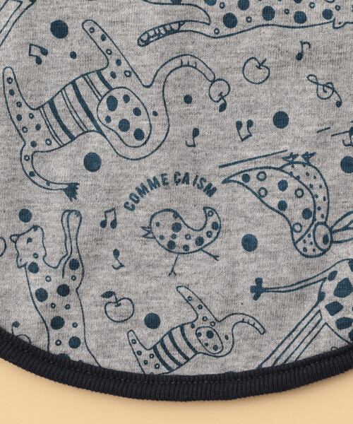 COMME CA ISM（コムサイズム）の「【リバーシブル】動物柄プリント スタイ（その他ベビー用品・キッズ・ピンク/ミント/ベージュ/ネイビー・FREE）」の17枚目の写真