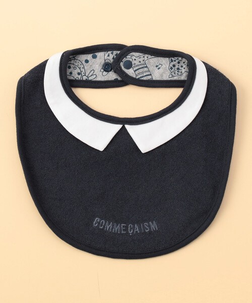 COMME CA ISM（コムサイズム）の「【リバーシブル】動物柄プリント スタイ（その他ベビー用品・キッズ・ピンク/ミント/ベージュ/ネイビー・FREE）」の5枚目の写真