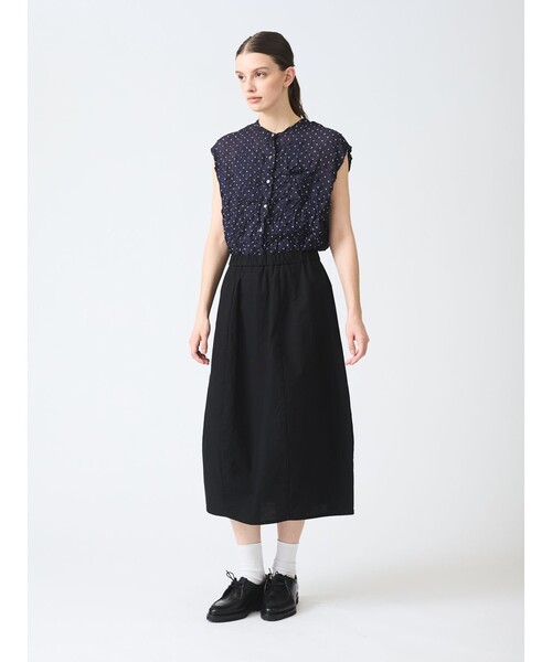 mizuiro ind コットンリネンコクーンスカート（スカート）｜mizuiroind