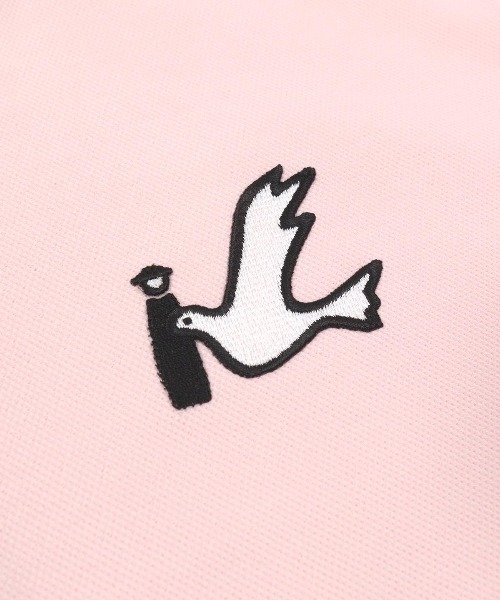 Picone CLUB(ピッコーネクラブ)の「UV冷感ハイネック刺繍プルオーバー(Tシャツ/カットソー・レディース・ベージュ/ホワイト/ピンク/ネイビー・S/L/M)」の6枚目の写真