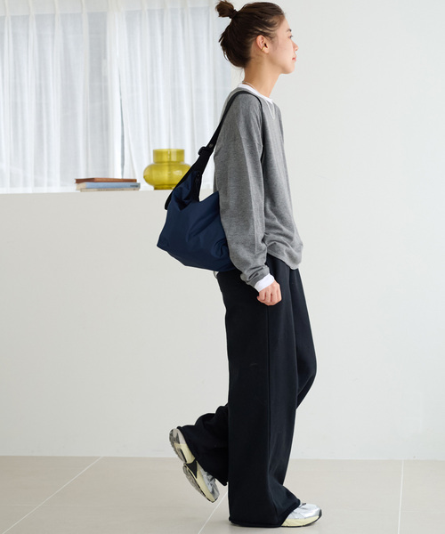 JOURNAL STANDARD relume（ジャーナルスタンダード　レリューム）の「《追加/2枚セット》3WAYレイヤードニットプルオーバー（ニット/セーター・レディース・カーキ/グレー・FREE）」の7枚目の写真