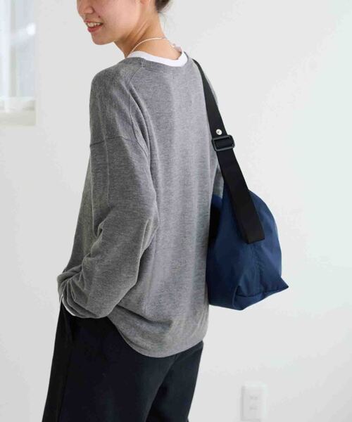 JOURNAL STANDARD relume（ジャーナルスタンダード　レリューム）の「《追加/2枚セット》3WAYレイヤードニットプルオーバー（ニット/セーター・レディース・カーキ/グレー・FREE）」の14枚目の写真