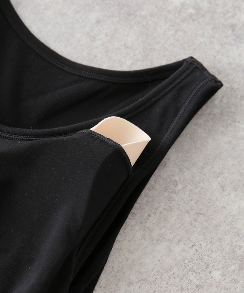 Noble(ノーブル)の「カップ付きコンフォートリブタンク(タンクトップ・レディース・ホワイト/ブラック/ブラウン・FREE)」の20枚目の写真