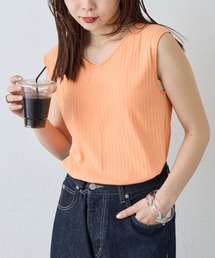CHANEL オレンジ リブタンクトップ 36 タンクトップ - コットン、オレンジ — ファッション | CHANEL シャネル
