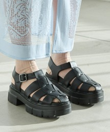 オトナの厚底トラッドサンダル グルカデザイン