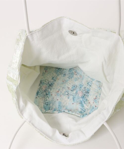 VIBGYOR(ヴィブジョー)の「Liaa/ベロア レース 刺繍 トートバッグ A18553(トートバッグ・レディース・その他4/その他1/その他2/その他3/その他8/その他10/その他6/その他7/その他9・FREE)」の19枚目の写真