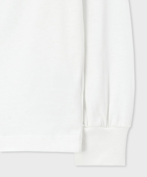 PS Paul Smith(ピーエスポールスミス)の「ウィメンズ "Happy" 長袖Tシャツ / 155406 234VE(Tシャツ/カットソー・レディース・ブラック/オフホワイト・3L/LARGE/MEDIUM/SMALL)」の7枚目の写真