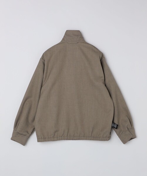 SHIPS（シップス）の「SHIPS: ウール ライク ポリエステル ジップ ブルゾン（ブルゾン・メンズ・グレー/ベージュ/ネイビー・SMALL/MEDIUM/LARGE）」の19枚目の写真