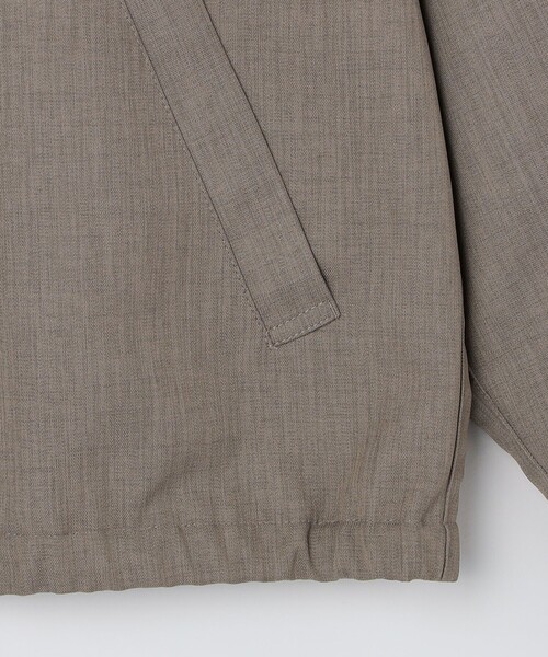 SHIPS（シップス）の「SHIPS: ウール ライク ポリエステル ジップ ブルゾン（ブルゾン・メンズ・グレー/ベージュ/ネイビー・SMALL/MEDIUM/LARGE）」の22枚目の写真