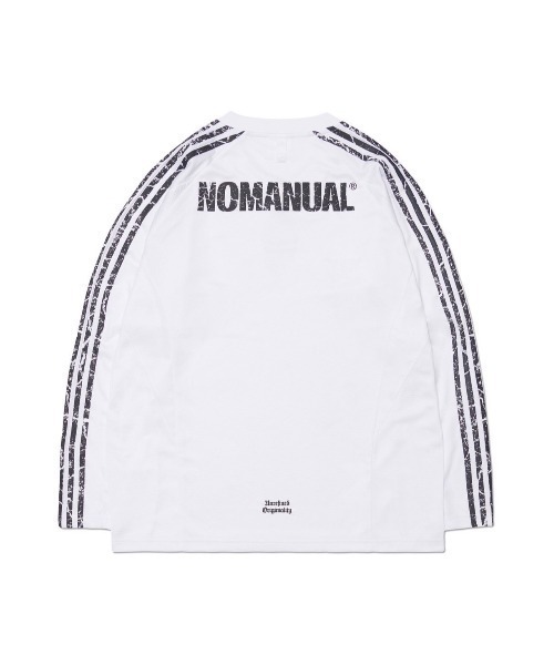 セール】【NOMANUAL】CRACKED LINE LONG SLEEVE UNIFORM（T