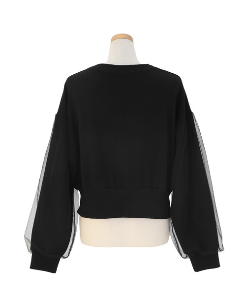 MIELI INVARIANT（ミエリインヴァリアント）の「Sweat Layer Zip Cardigan（カーディガン/ボレロ・レディース・ベージュ系その他/ブラック・FREE）」の22枚目の写真