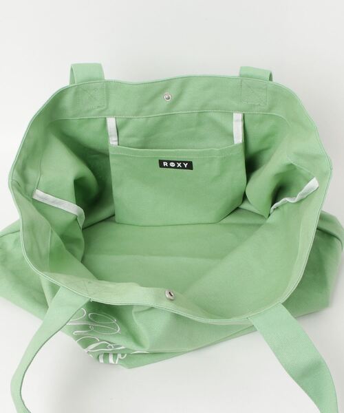 ROXY（ロキシー）の「ロキシー ROXY SUN CHASERS TOTE（トートバッグ・レディース・ブルー/グリーン/ピンク/ホワイト・ONE SIZE）」の7枚目の写真