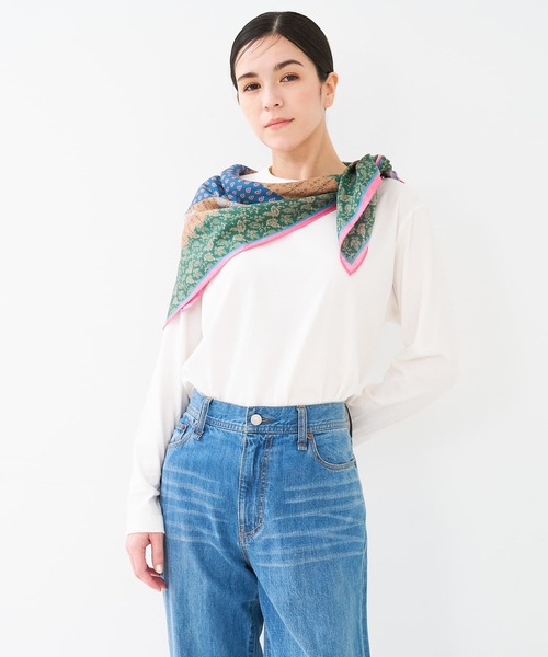 collex(コレックス)の「ロングスリーブベーシックTシャツ(Tシャツ/カットソー・レディース・ネイビー/ホワイト/ブラック系その他/ブラック・フリー)」の12枚目の写真