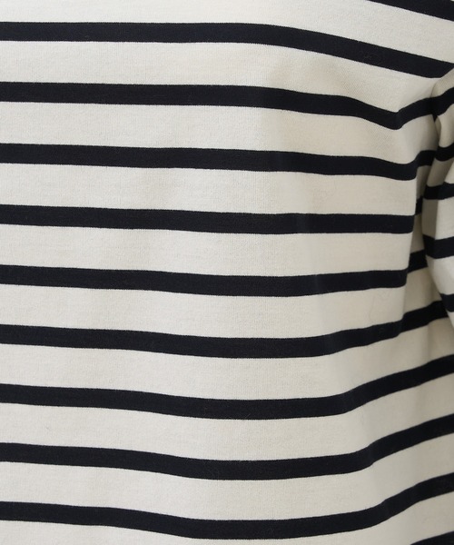 collex(コレックス)の「ロングスリーブベーシックTシャツ(Tシャツ/カットソー・レディース・ネイビー/ホワイト/ブラック系その他/ブラック・フリー)」の7枚目の写真