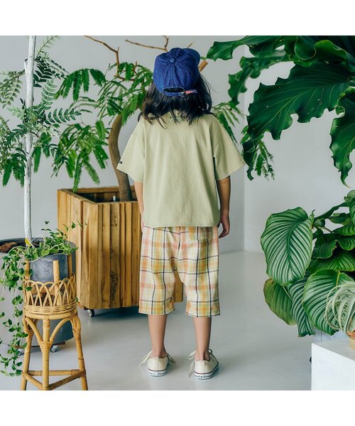 F.O.KIDS（エフオーキッズ）の「【ジュニア対応】イージーチルーズパンツ（その他パンツ・キッズ・ベージュ/チャコール/チェック/ストライプ/レインボー・80/90/100/110/120/130/140/150/160）」の7枚目の写真