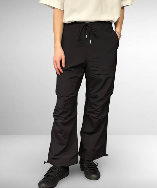 Burner(バーナー)の「パラシュートミリタリーパンツ(その他パンツ・メンズ・ブラック/チャコールグレー/ベージュ/イエロー/ダークベージュ/カーキオリーブ/グレイッシュブルー・マルチサイズ)」の9枚目の写真