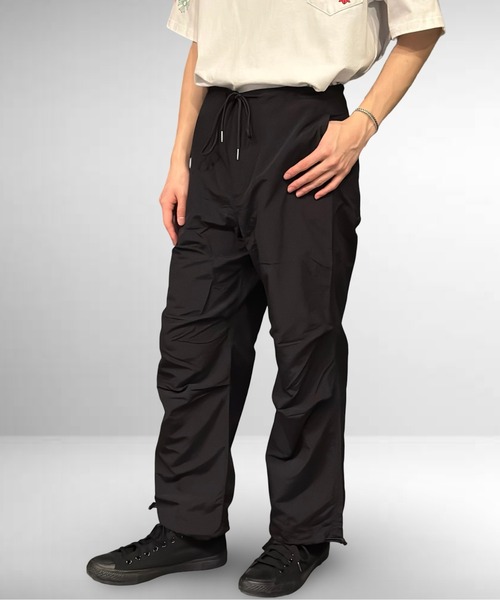 Burner(バーナー)の「パラシュートミリタリーパンツ(その他パンツ・メンズ・ブラック/チャコールグレー/ベージュ/イエロー/ダークベージュ/カーキオリーブ/グレイッシュブルー・マルチサイズ)」の11枚目の写真