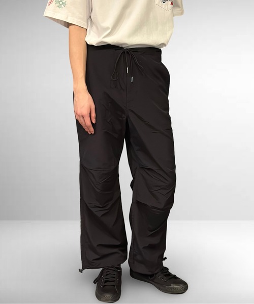 Burner(バーナー)の「パラシュートミリタリーパンツ(その他パンツ・メンズ・ブラック/チャコールグレー/ベージュ/イエロー/ダークベージュ/カーキオリーブ/グレイッシュブルー・マルチサイズ)」の12枚目の写真