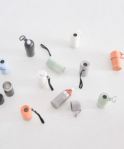 LAKOLE（ラコレ）の「＜累計販売40万本!!＞【保冷保温】ペットボトルホルダー5S[取扱店舗限定] /286292（水筒・レディース・グレー/オレンジ/ライトグリーン/ブラック/アイボリー・FREE）」の9枚目の写真