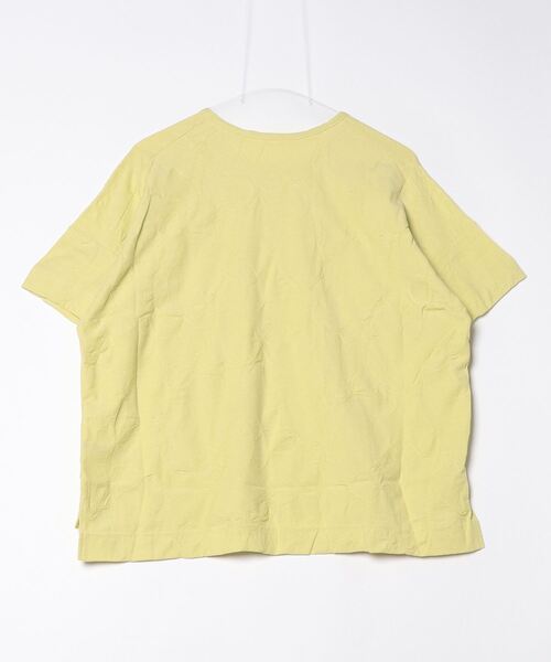 BRODIAEA（ブローディア）の「BRODIAEA リング柄半袖プルオーバー 綿100% 丸首カットソー（Tシャツ/カットソー・レディース・ブラック/クリアグリーン/グリーン・40）」の22枚目の写真