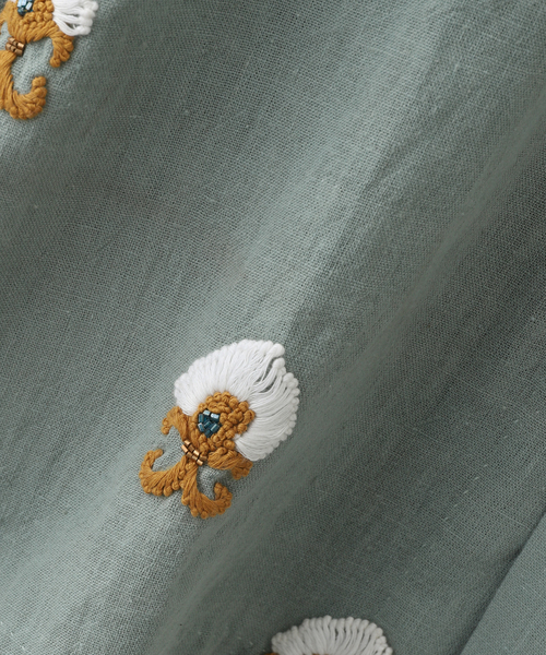 KARTIK RESEARCH (カルティック リサーチ) HAND EMBROIDERED SHIRT