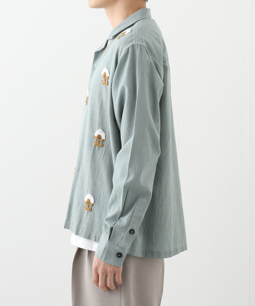KARTIK RESEARCH (カルティック リサーチ) HAND EMBROIDERED SHIRT