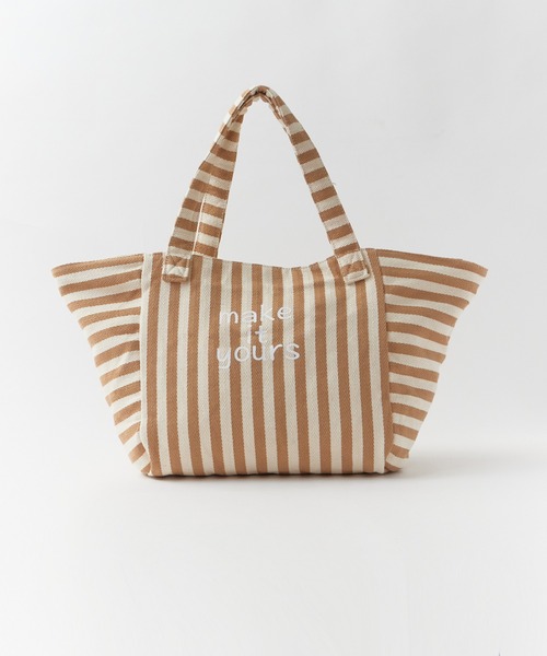 ROOPTOKYO(ループトウキョウ)の「Marine style striped tote bag / マリンテイストストライプトートバッグ(トートバッグ・レディース・オレンジ/ベージュ・FREE)」の13枚目の写真