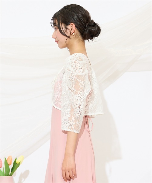 WILLSELECTION（ウィルセレクション）の「2WAYレースボレロ（その他トップス・レディース・ベージュ/オフホワイト/ブラック・FREE）」の15枚目の写真