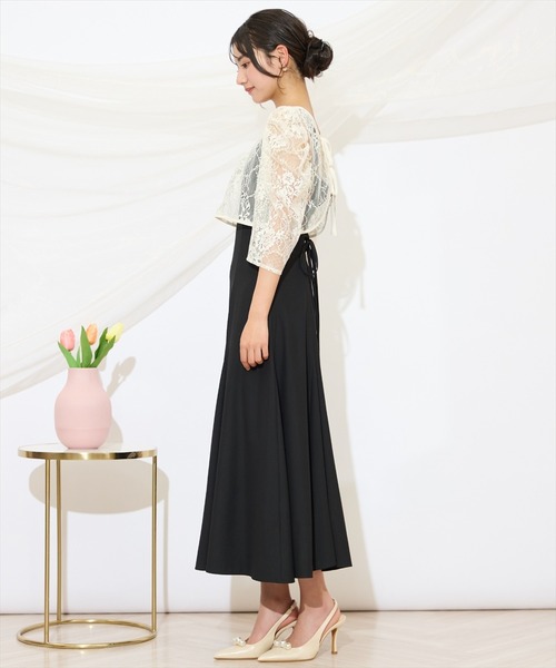 WILLSELECTION（ウィルセレクション）の「2WAYレースボレロ（その他トップス・レディース・ベージュ/オフホワイト/ブラック・FREE）」の21枚目の写真