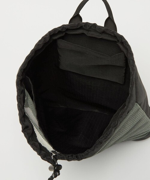 green label relaxing(グリーンレーベルリラクシング)の「GLR メッシュ ナップサック / キッズ(バックパック/リュック・キッズ・ブラック/グレー・FREE)」の10枚目の写真