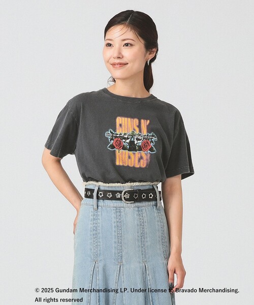 Ray BEAMS（レイビームス）の「【別注】GOOD ROCK SPEED / MUSIC Tシャツ（Tシャツ/カットソー・レディース・ブラック/ホワイト/ブラック系その他4/サックスブルー・ONE SIZE）」の9枚目の写真