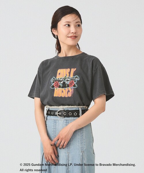 Ray BEAMS（レイビームス）の「【別注】GOOD ROCK SPEED / MUSIC Tシャツ（Tシャツ/カットソー・レディース・ブラック/ホワイト/ブラック系その他4/サックスブルー・ONE SIZE）」の10枚目の写真