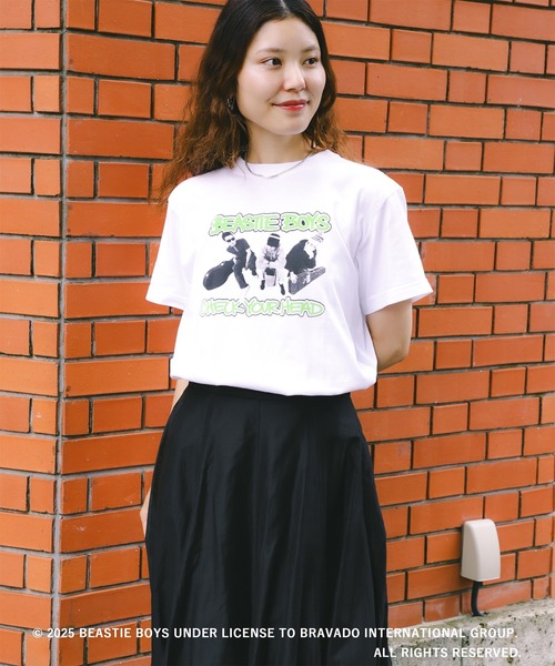 Ray BEAMS（レイビームス）の「【別注】GOOD ROCK SPEED / MUSIC Tシャツ（Tシャツ/カットソー・レディース・ブラック/ホワイト/ブラック系その他4/サックスブルー・ONE SIZE）」の6枚目の写真