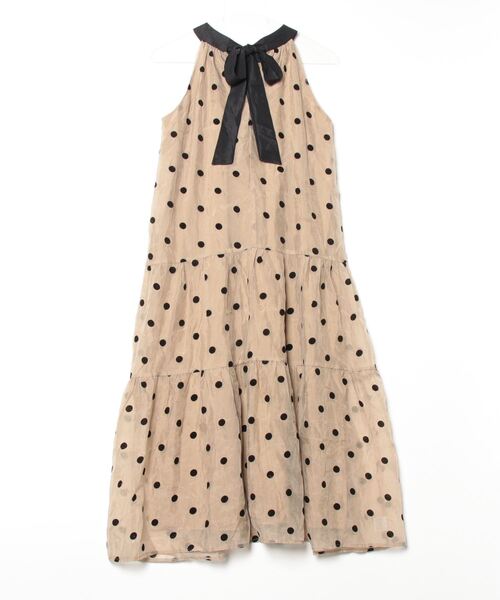 FREE STYLISTS(フリー スタイリスト)の「YUGA_YGMC Halter neck polka dot dress(ワンピース・レディース・ベージュ・FREE)」の11枚目の写真