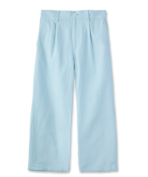 LA MARINE FRANCAISE（マリン フランセーズ）の「コットンリネンスタンダードパンツ（その他パンツ・レディース・グリーン/サックスブルー・0/1）」の2枚目の写真
