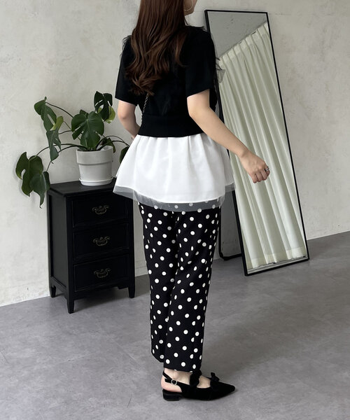 prose verse（プロズヴェール）の「レイヤードインナーキャミソール（キャミソール・レディース・ホワイト系その他/ホワイト系その他2/ホワイト系その他3・LARGE/MEDIUM）」の9枚目の写真